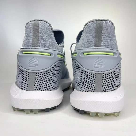 Under Armour UA Curry 6 SL Spikeless Gray Golf Shoes 9.5 & 10.5 &11.5 3022578-10 Under Armour Mens UA Curry 6 SL Spikeless Gray Golf Shoes  main image 4